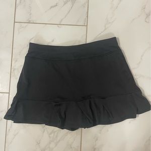 Grand slam black tennis skirt